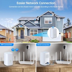 Solar Battery Powered Wireless Security Camera System WiFi IP Outdoor Home PIR