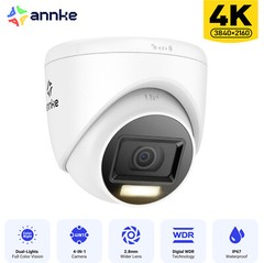 ANNKE 4IN1 4K 8MP Wired CCTV Security Camera Full Color Night Vision Outdoor