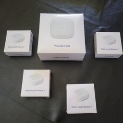 YoLink’s YS7903-UC Water Leak Kit: Hub + 4x Leak Sensor NEW