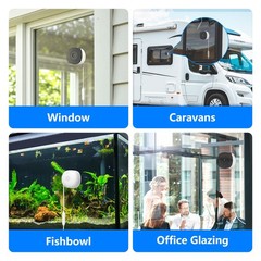 Wansview 2K Window Camera WIFI Security Camera Color Night Vision Ai Detection