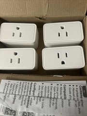 WeMo WSP080BD3 120V Smart Plug, White – 3 Pack