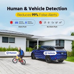 VIKYLIN 4K IP Camera 8MP Color Night Vision 2.8mm F1.0 Lens Built-in Mic IP67