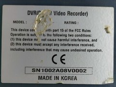 Ganz 8CH MPEG4 Network DVR CN2500 Digital Video Recorder