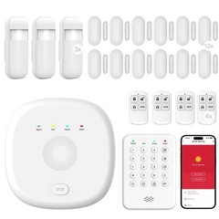 Wireless Home Security Alarm System – Expandable, Keypad, Sensors & App Alerts