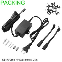 50Ft/15m Outdoor Power Adapter Compatible with Wyze Cam V4,Wyze Cam Pan V3/V2…
