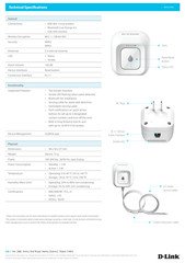 4″ WIRELESS D-LINK CLEANOUT PLUG ALARM SENSOR