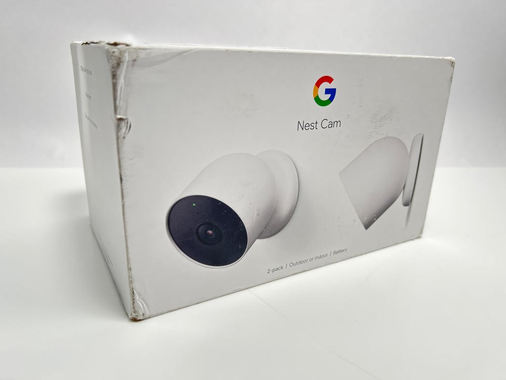 Google Nest Cam Battery 2nd Gen Indoor Outdoor Security Camera 2-Pack