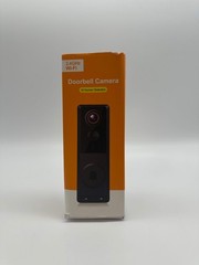 Ring DoorBell Camera AI Human Detection Black Used With Box