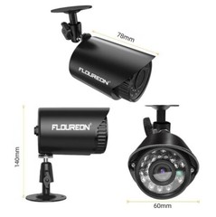 Floureon Security Camera NTSC System 4/8 AHD Cameras, 720P/1080P, 4CH/8CH DVR
