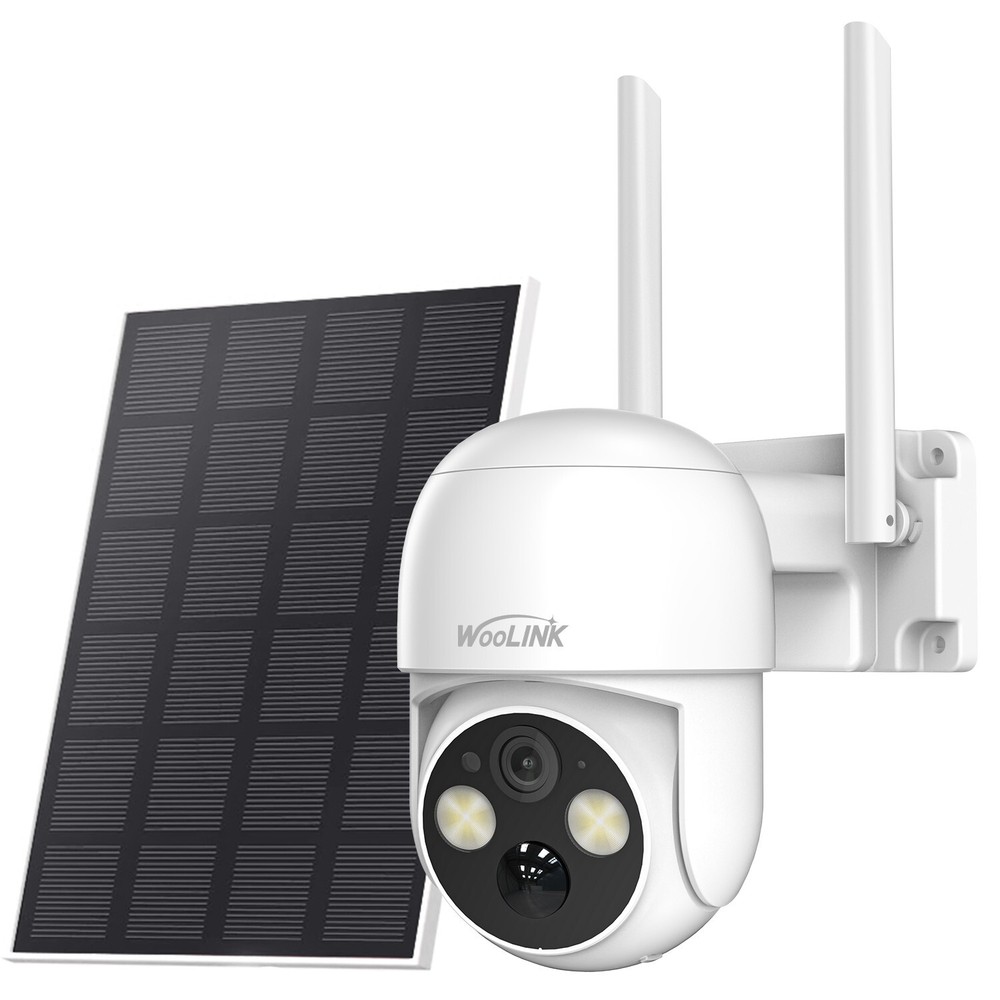 4MP HD Solar Camera Wireless WiFi Solar Powered Battery Camera Outdoor 2.5K