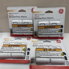 4X GE Audible Window/Door ALARM – Battery Operated 2 Pcs (8 Total)