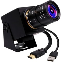 4K HDMI+USB Camera H.264 H.265 30fps 4X Zoom Webcam w/ 2.8-12MM Varifocal Lens