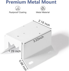 Wall Mount Bracket for Eufy Security Solocam S340/E30/E42, Rust-Proof Metal Corn