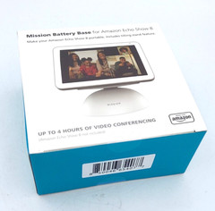 Mission Battery Base in White for Amazon Echo Show 8 (1st and 2nd Gen) MC59W NEW