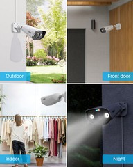 ZOSI 4 Pack 8MP PoE Security IP Camera AI Human Car Detect Camera Add-on IP66