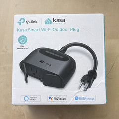 TP-Link Kasa EP40 Wi-Fi Outdoor Smart Plug 2 Outlets IP64 Alexa 120V