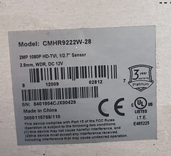 LTS CMHR9222W-28 Security Camera with LTB345 Junction Box – Open Box – New