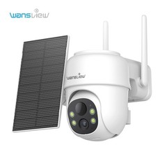Wireless 2K Solar Security Camera Outdoor Wireless WIFI 360°PTZ Human Detection