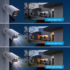 8MP PoE Security 4K Bullet Onvif IP Camera 100ft Color Night Vision Waterproof