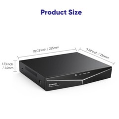SANNCE 16CH 1080P HDMI 5IN1 DVR Security Camera System Outdoor EXIR Night Vision