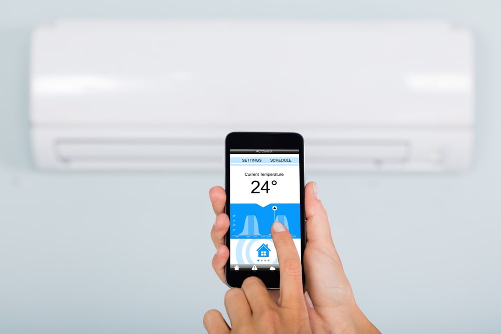 Phone showing Climate Control Systems For Your Home