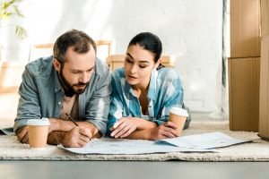 Couple Discussing Reverse Cycle Air Conditioning